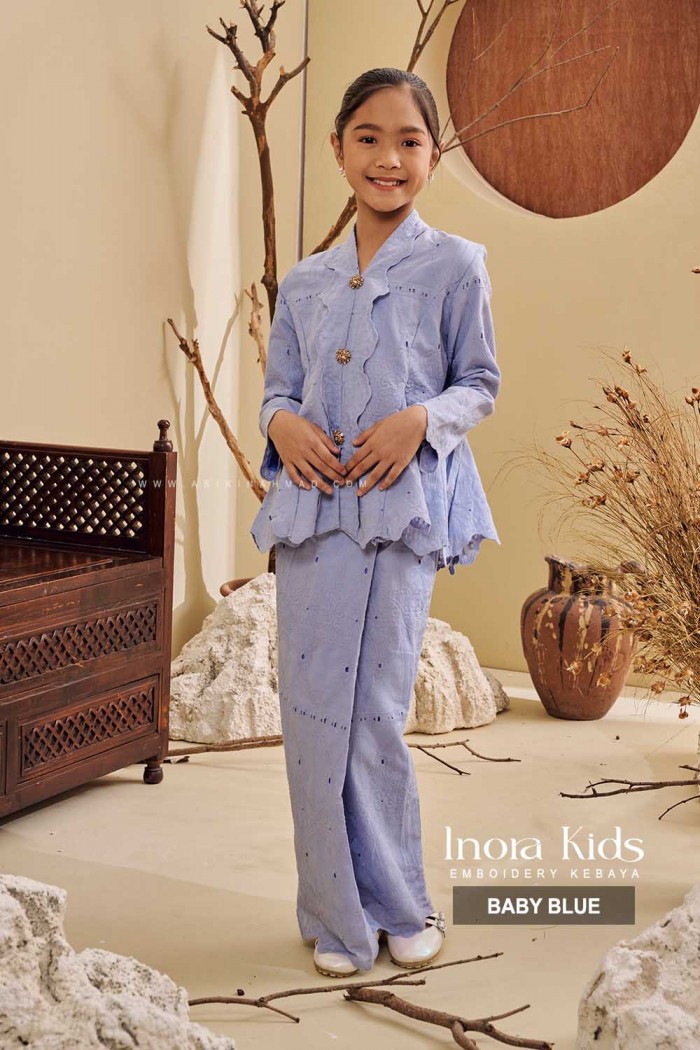 INORA KEBAYA KIDS in BABY BLUE