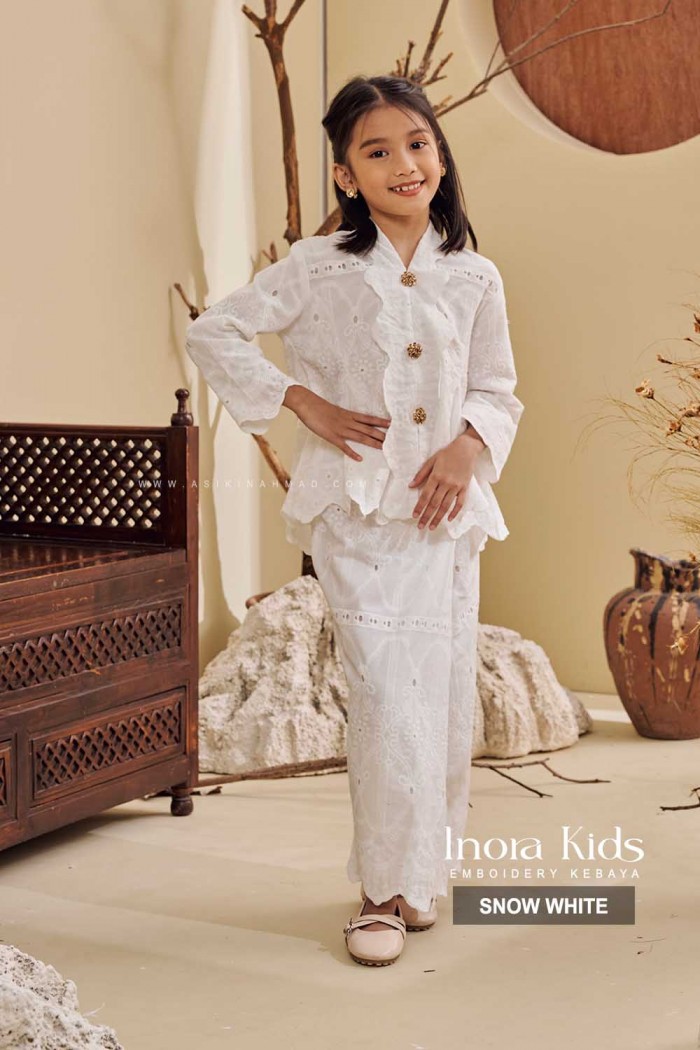 INORA KEBAYA KIDS in SNOW WHITE