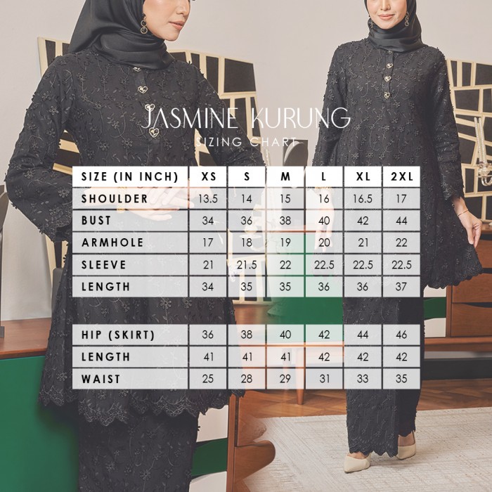 JASMINE KURUNG in DEEP BLACK