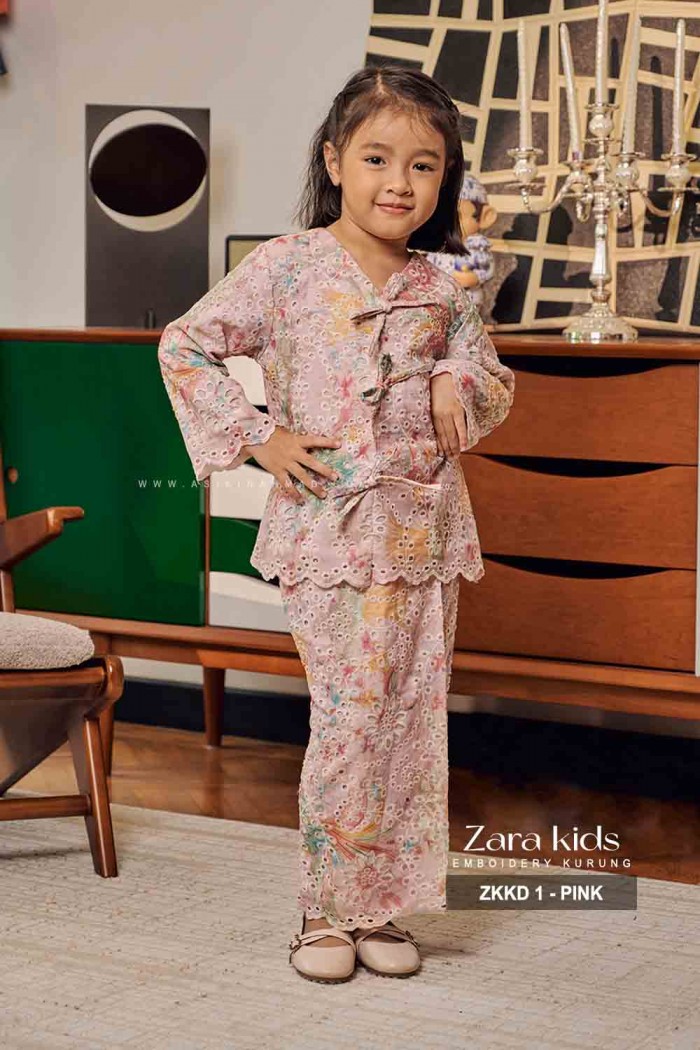 ZARA KURUNG KIDS (ZKKD-1) PINK