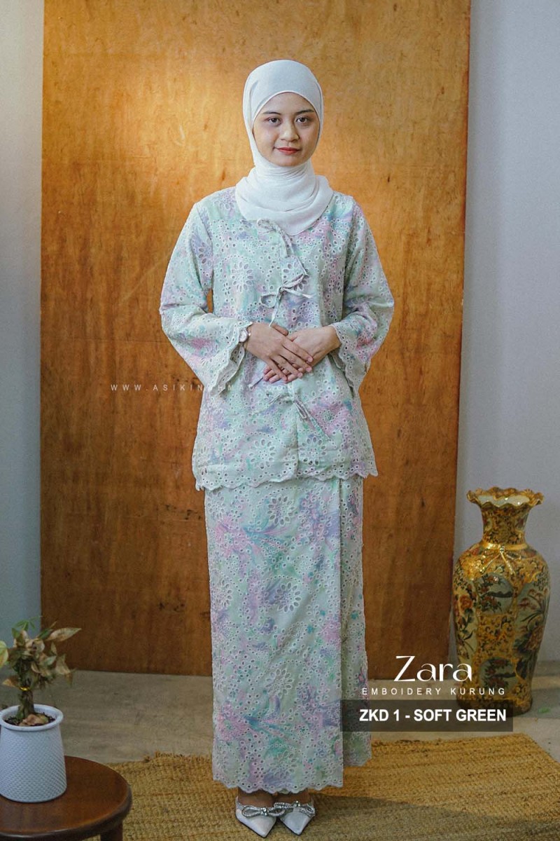 ZARA KURUNG (ZKD-1) SOFT GREEN