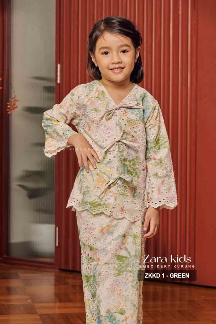 ZARA KURUNG KIDS (ZKKD-1) GREEN