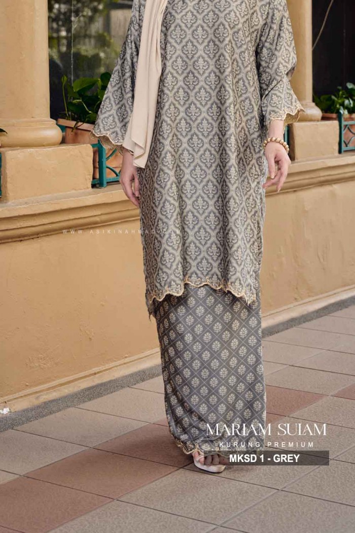 MARIAM KURUNG SULAM (MKSD-1) - GREY