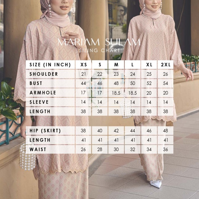 MARIAM KURUNG SULAM (MKSD-1) - GREY