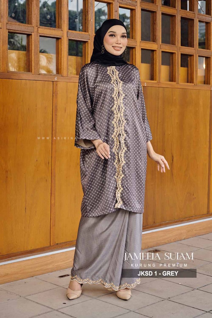 JAMEELA KURUNG SULAM (JKSD-1) - GREY