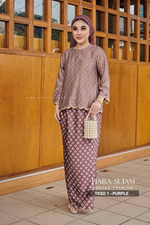 TIARA KURUNG SULAM (TKSD-1) - PURPLE