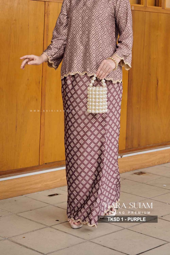 TIARA KURUNG SULAM (TKSD-1) - PURPLE