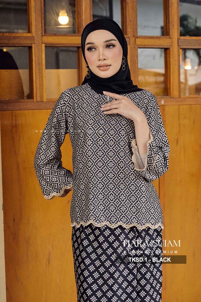 TIARA KURUNG SULAM (TKSD-1) - BLACK