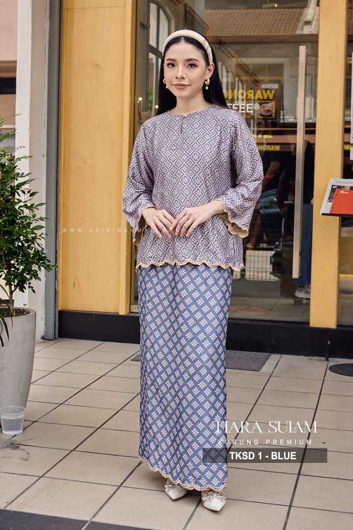 TIARA KURUNG SULAM (TKSD-1) - BLUE