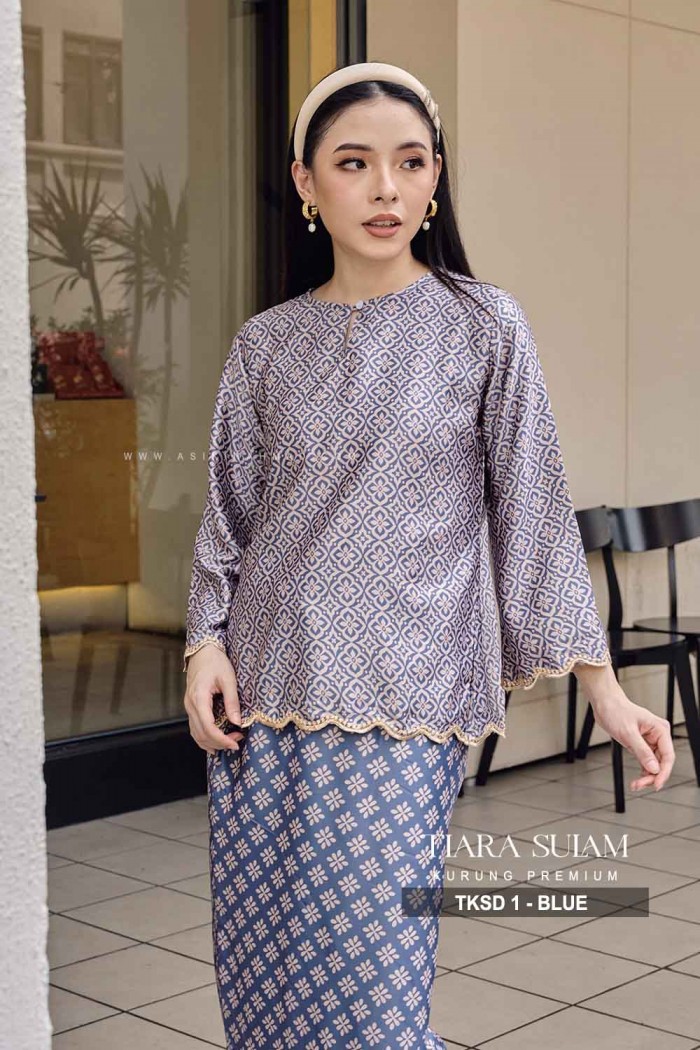 TIARA KURUNG SULAM (TKSD-1) - BLUE