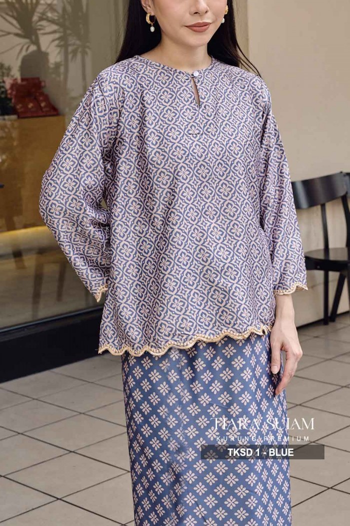 TIARA KURUNG SULAM (TKSD-1) - BLUE