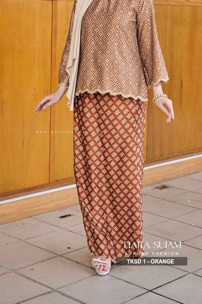 TIARA KURUNG SULAM (TKSD-1) - ORANGE