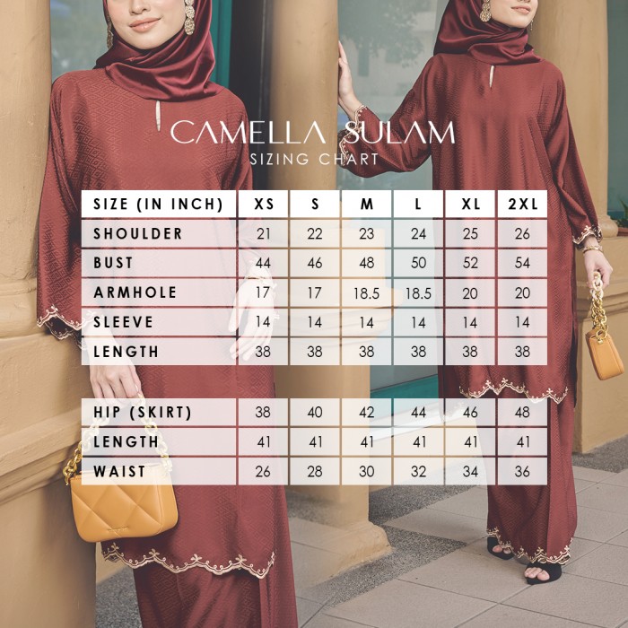 CAMILLA SULAM KURUNG (CSD-1) - NAVY BLUE