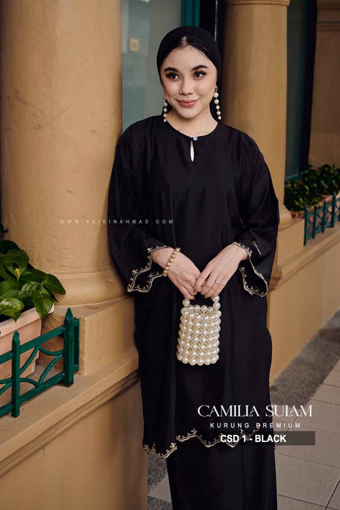 CAMILLA SULAM KURUNG (CSD-1) - BLACK