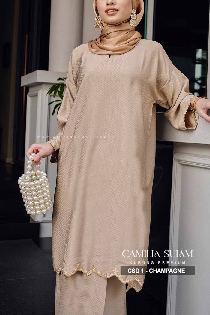 CAMILLA SULAM KURUNG (CSD-1) - CHAMPAGNE