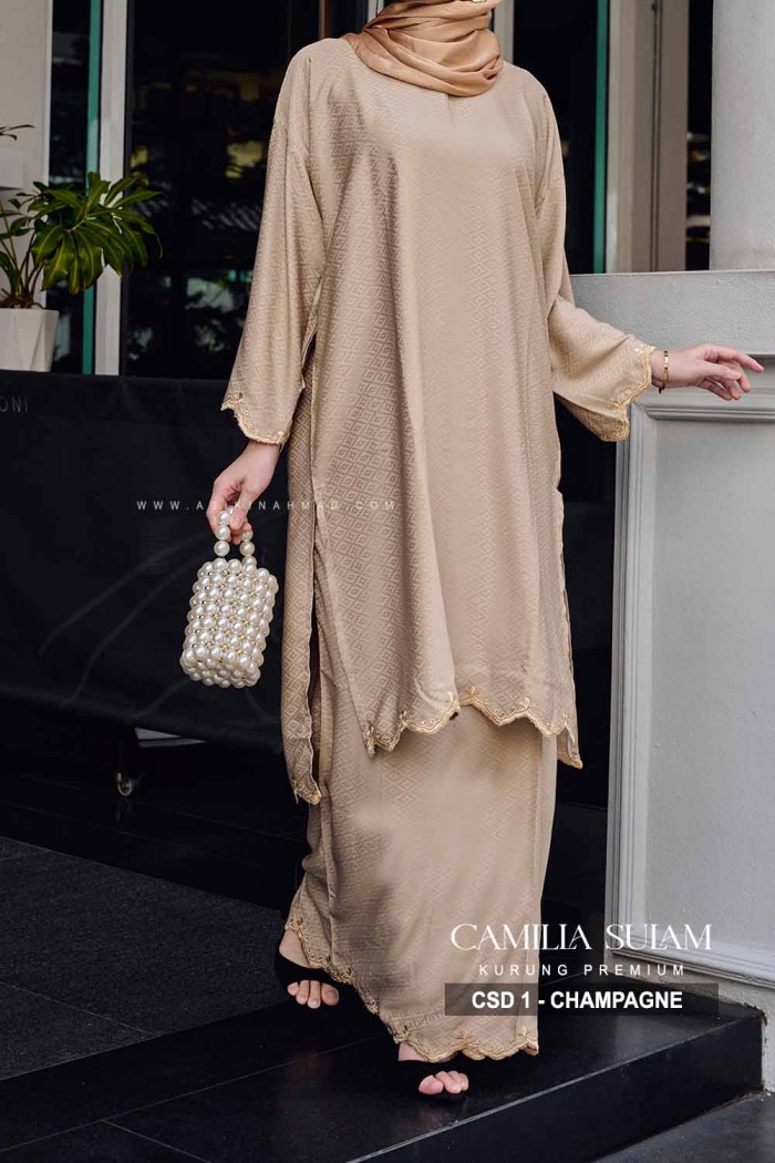 CAMILLA SULAM KURUNG (CSD-1) - CHAMPAGNE