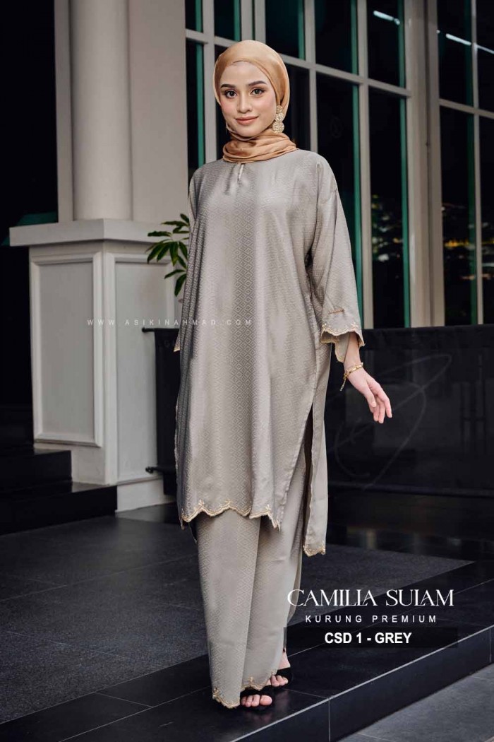 CAMILLA SULAM KURUNG (CSD-1) - GREY