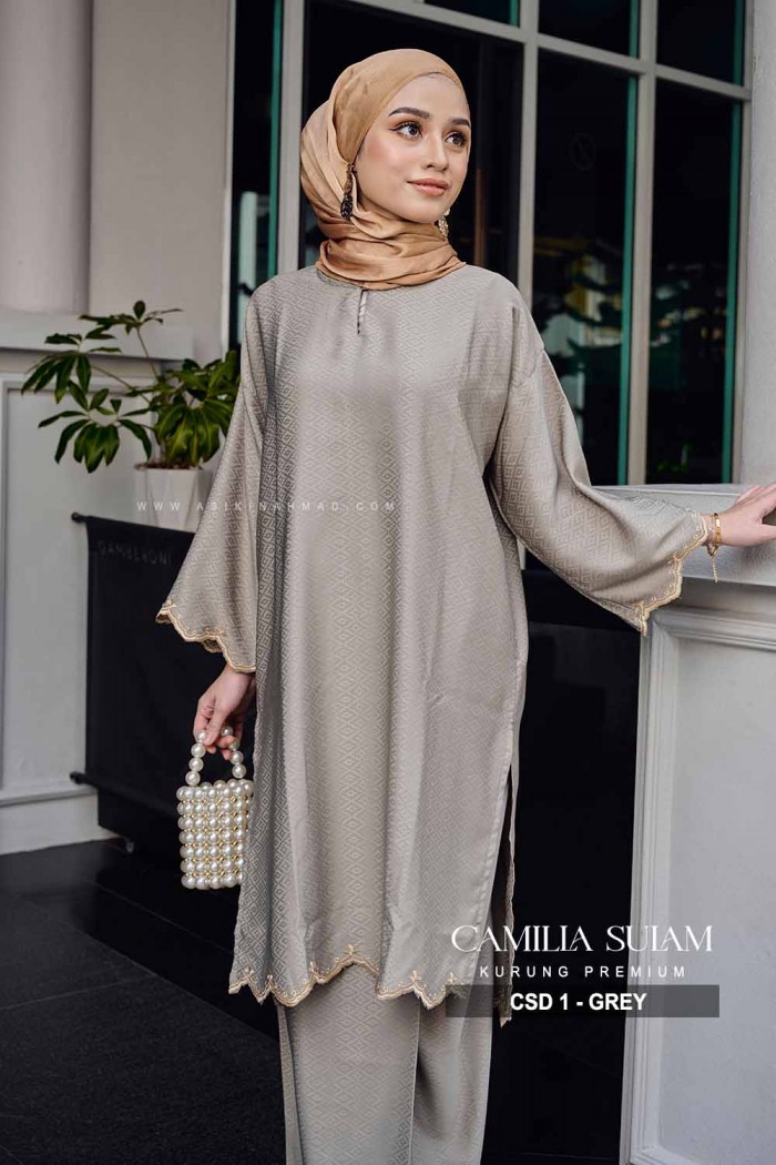 CAMILLA SULAM KURUNG (CSD-1) - GREY