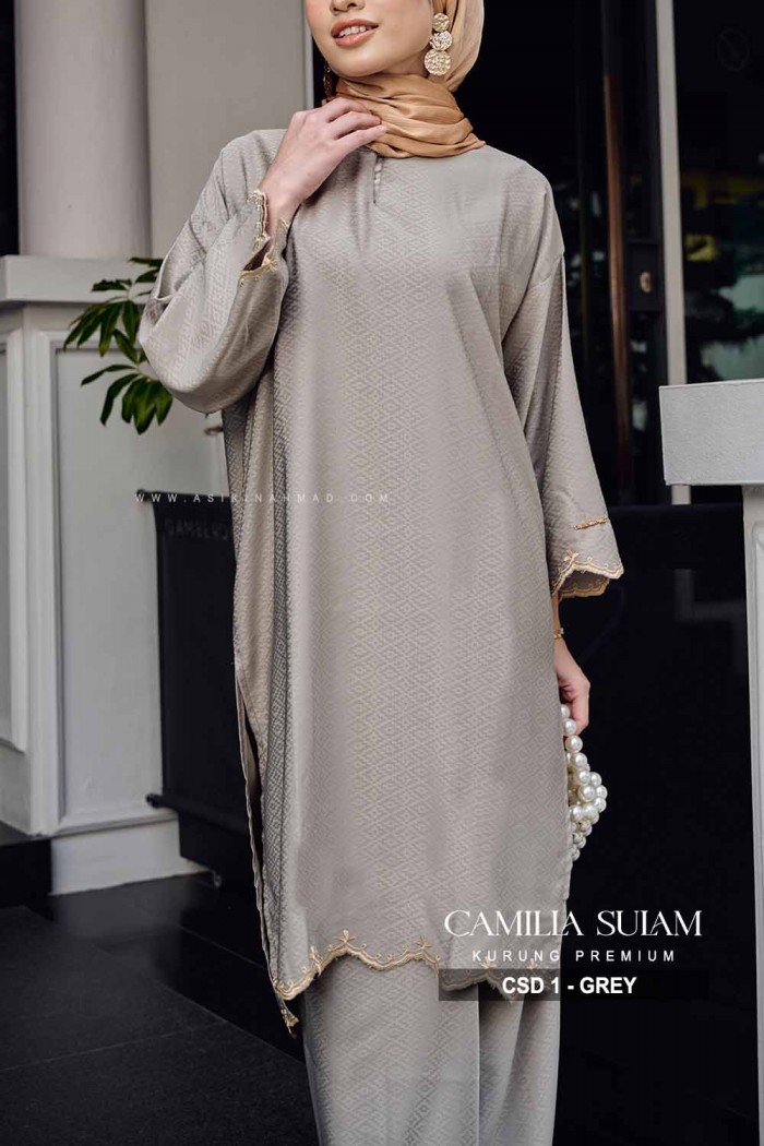 CAMILLA SULAM KURUNG (CSD-1) - GREY