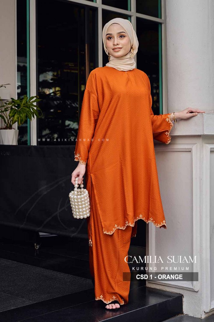 CAMILLA SULAM KURUNG (CSD-1) - ORANGE