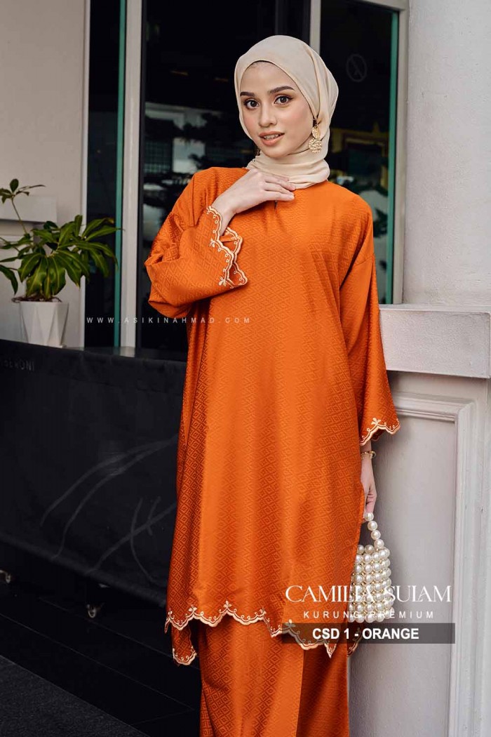 CAMILLA SULAM KURUNG (CSD-1) - ORANGE