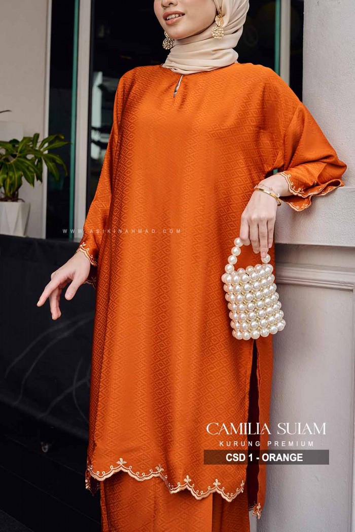 CAMILLA SULAM KURUNG (CSD-1) - ORANGE