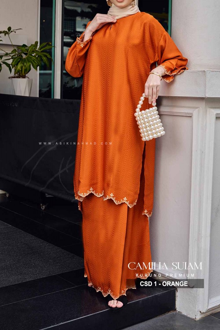 CAMILLA SULAM KURUNG (CSD-1) - ORANGE