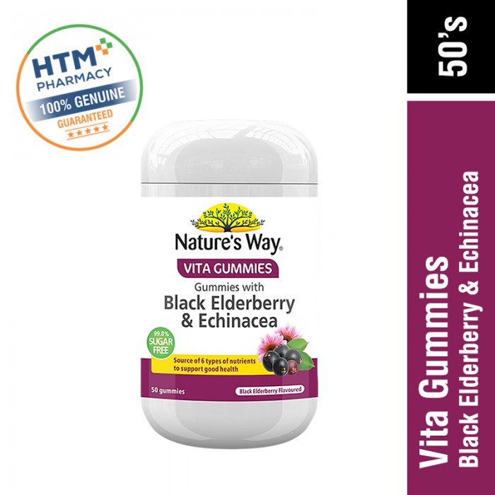 Nature's Way Black Elderberry Chewable 50's