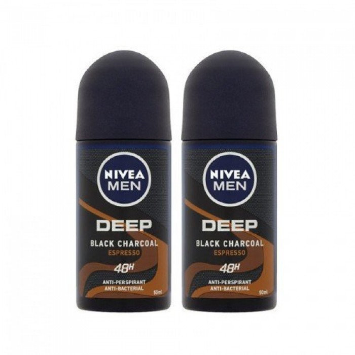 Nivea Deep Espresso 2 x 50ML - Roll On (85366) (100976239)