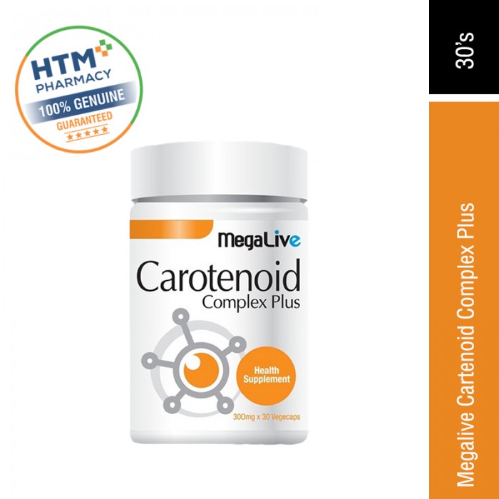 Megalive Carotenoid Complex Plus 30'S