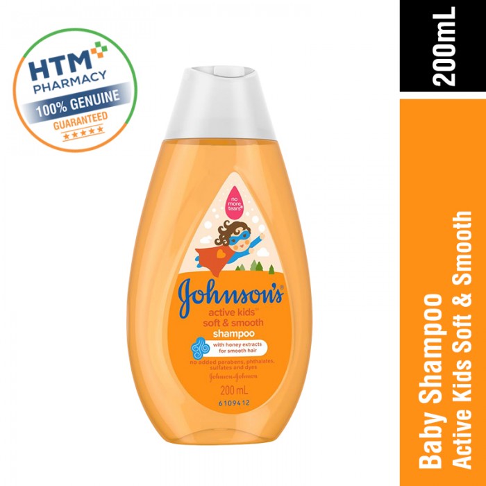 JOHNSONS Baby Shampoo 200ml - Soft & Smooth