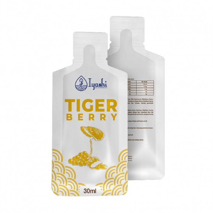 IYASHI Tiger Berry 虎乳芝 Tiger Milk Mushroom Kids & Adults ( Lung Supplement / 补肺 / Relief of Cough, Cold  ) 30ml X 1's