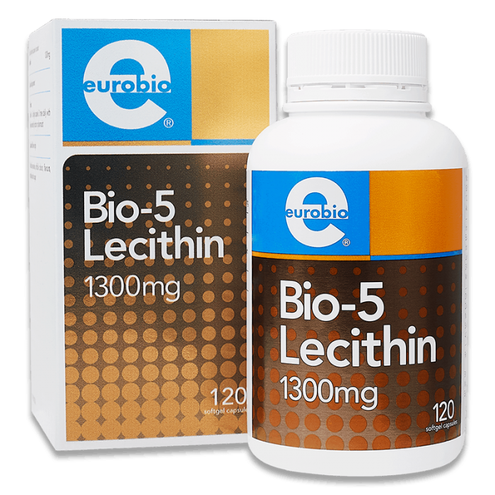 Eurobio Bio-5 Lecithin 1300MG 120'S