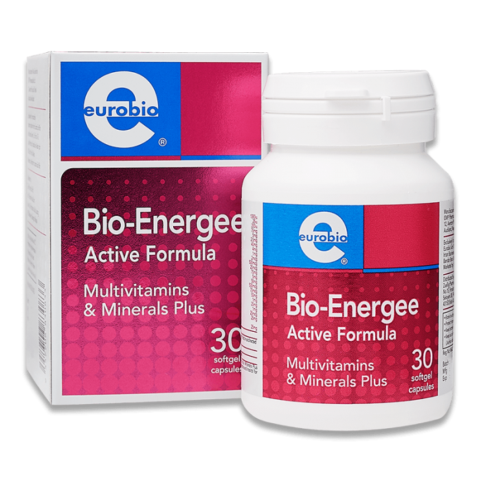 Eurobio Bio-Energee Active Formula 30's