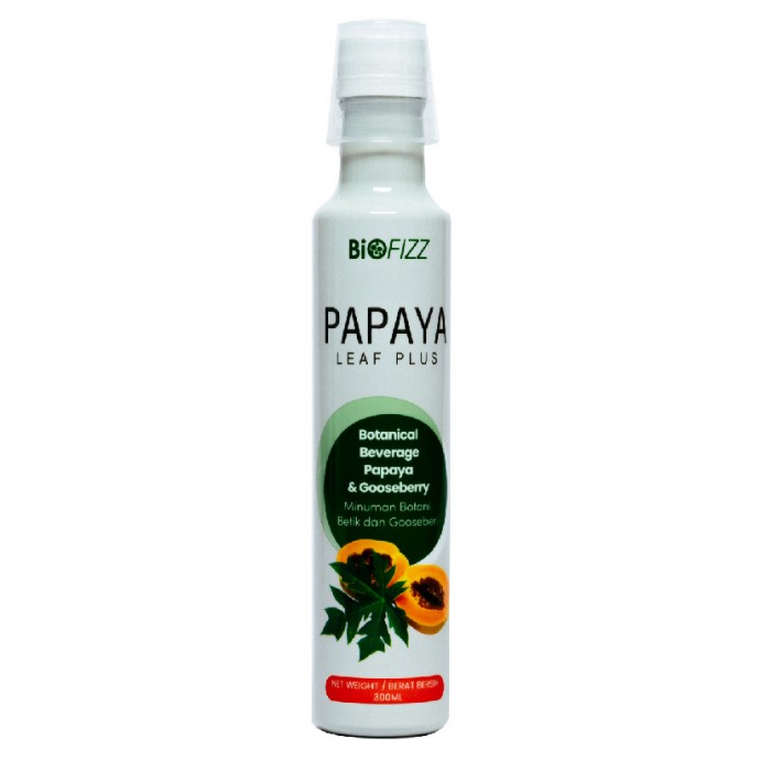 BIOFIZZ Papaya Leaf Plus Botanical Beverage Papaya & Gooseberry 300ml