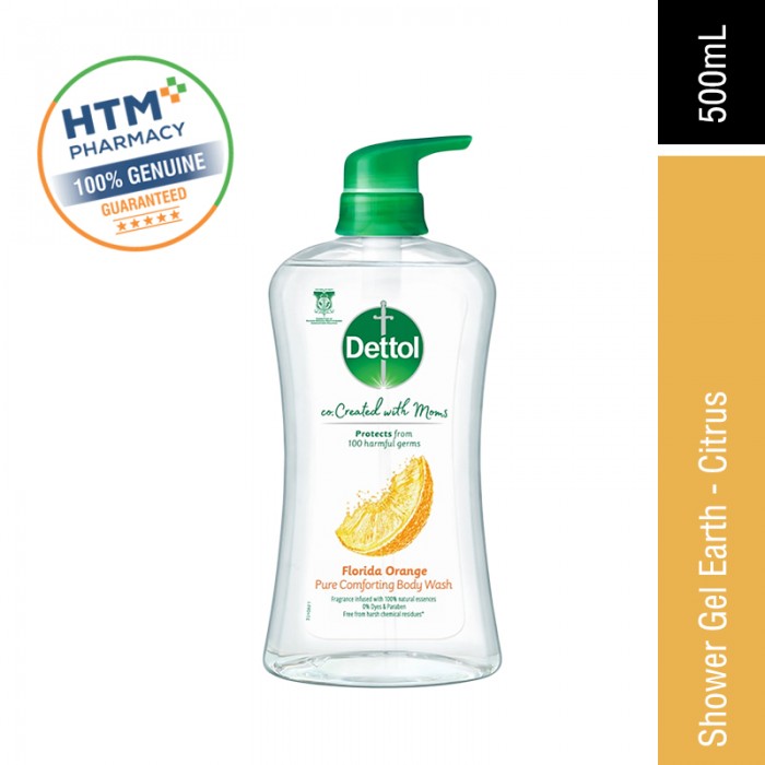 DETTOL SHOWER GEL EARTH 500G - CITRUS