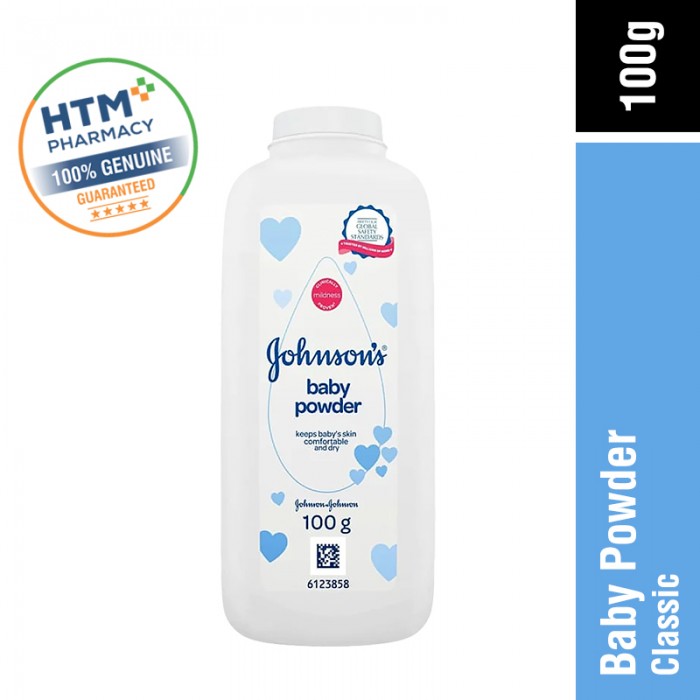 JOHNSONS BABY POWDER 100G - CLASSIC