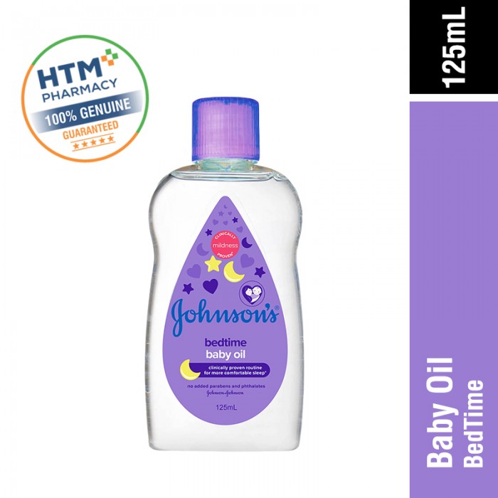 JOHNSONS BABY OIL 125ML - BEDTIME