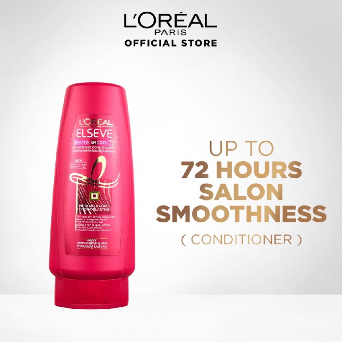 LOREAL ELSEVE CONDITIONER 280ML - KERATIN SMOOTH 72