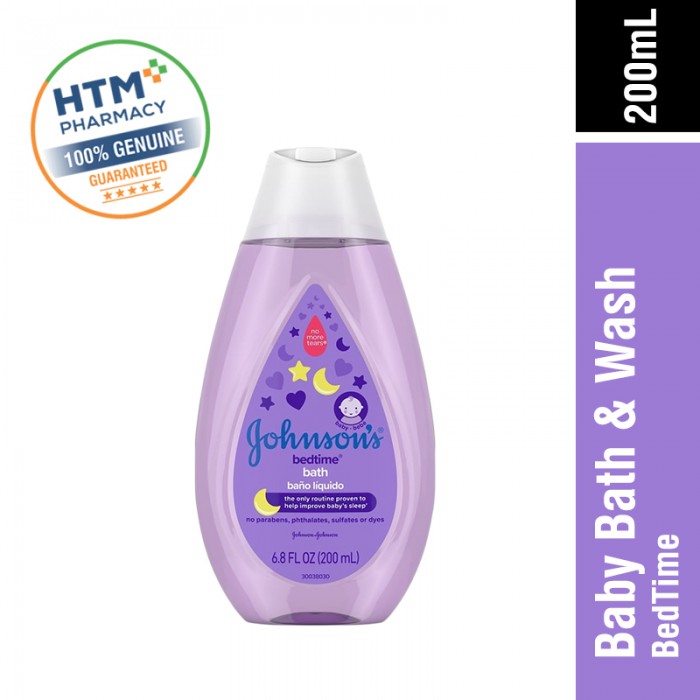 JOHNSONS BABY BATH & WASH 200ML - BEDTIME