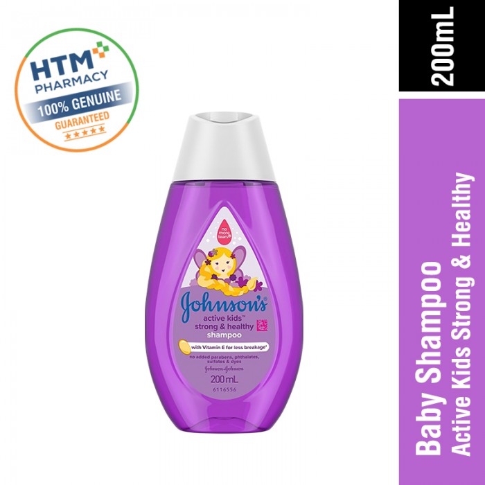 JOHNSONS ACTIVE KIDS STRONG & HEALTHY SHAMPOO 200ML