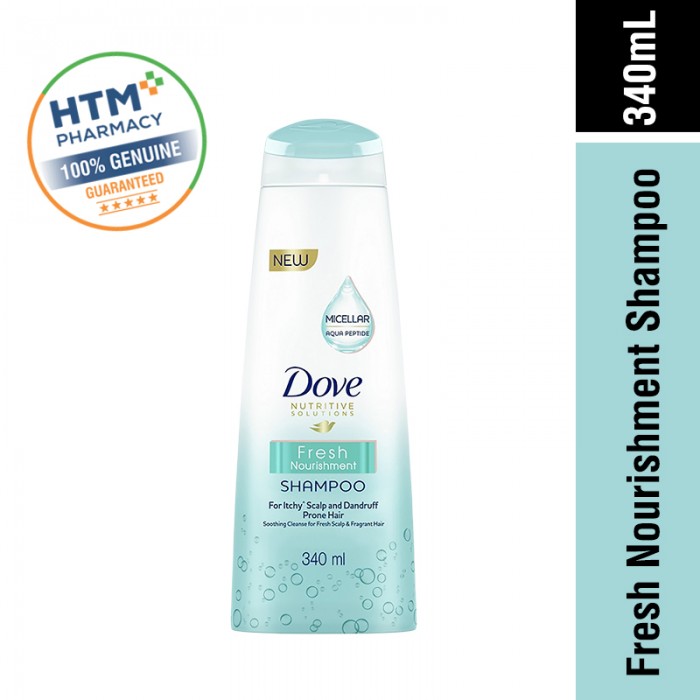 DOVE SHAMPOO 340ML - FRESH NOURISHMENT