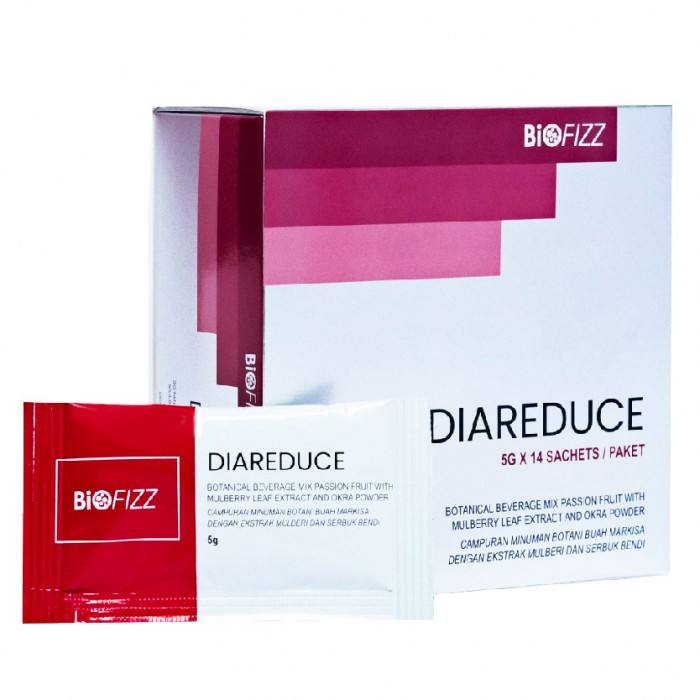 BIOFIZZ Diareduce 5g X 14'S Slimming Product Weight Loss Supplement Diabetes Cholesterol 瘦身