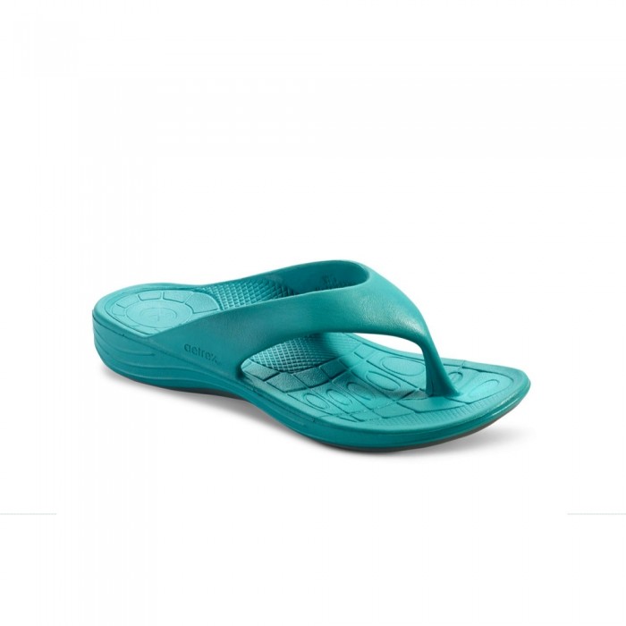 AETREX WOMENS LYNCO FLIP AQUA - US 5