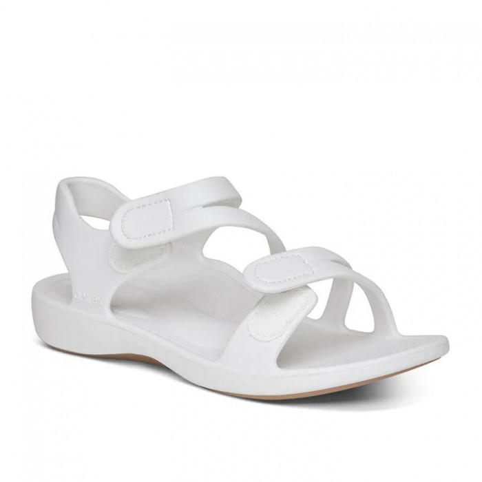 AETREX WOMENS JILLIAN SPORT WHITE MATTE - US 5