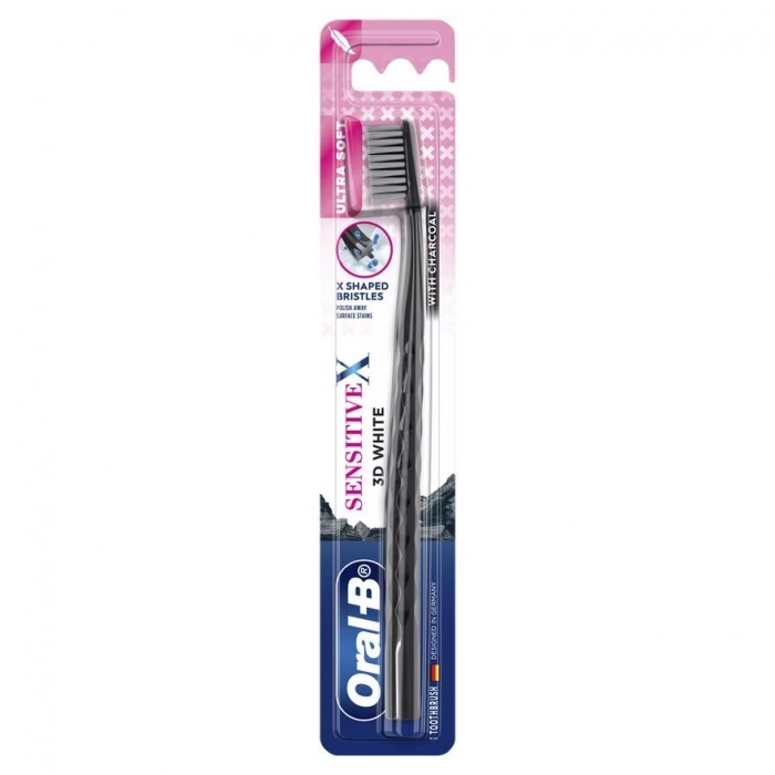 ORAL B SENSITIVEX CHARCOAL WT 1S