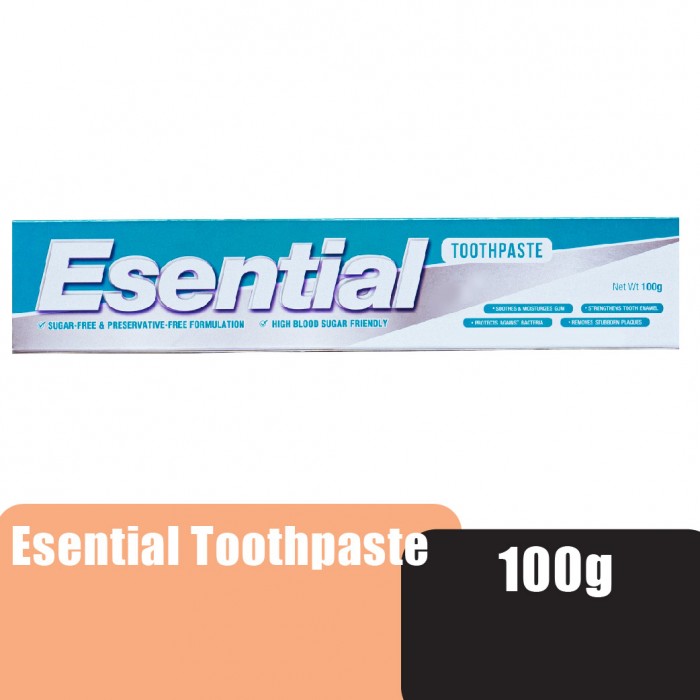 Esential Toothpaste 100g - Protects Against Bacteria & Strengthens Tooth Enamel 牙膏