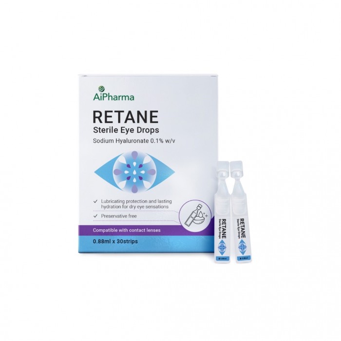 AIPHARMA RETANE EYE DROPS 0.88ML X 30'S