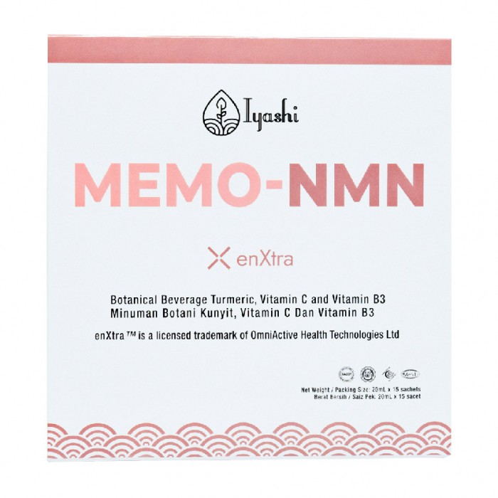 IYASHI Memo nmn Collagen Drink to promote Anti Aging ( Nmn Supplement / Collagen Supplement / Collegen ) 20ml x 15's