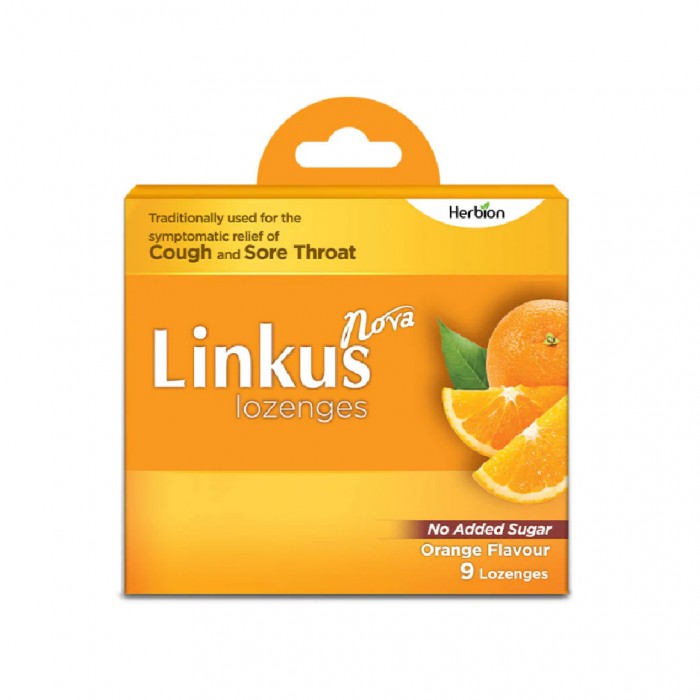 LINKUS Nova Lozenges 9's - Orange Flavour